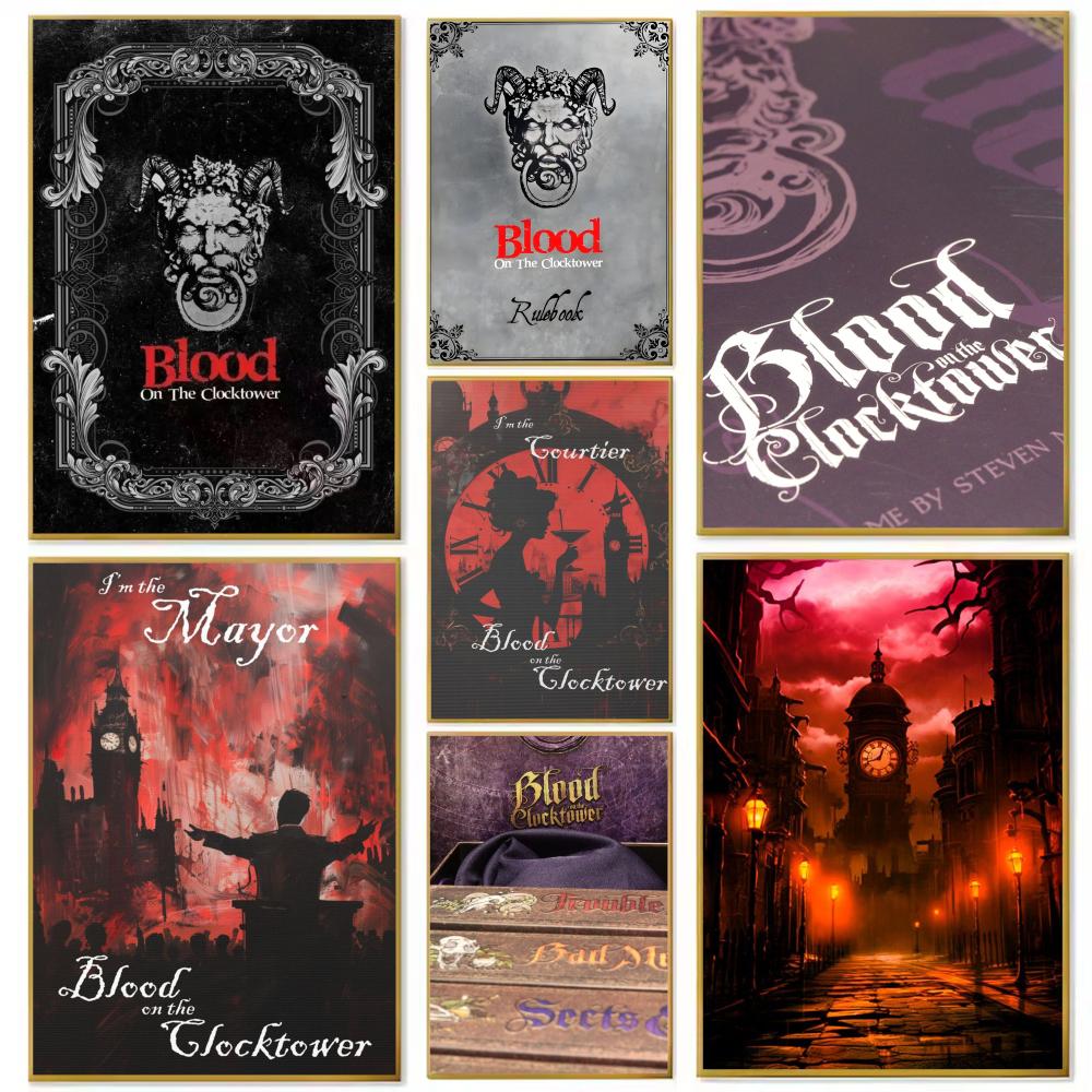 Board Game Room - Plakat do gry planszowej Krwawa Wieża,