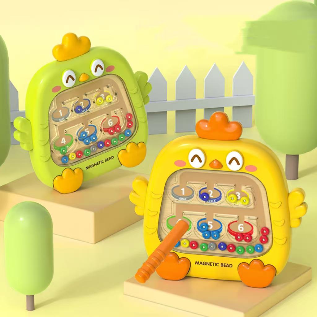 Board Game Qwirkle - Magnetyczna Gra Sortująca Montessori Zabawki Edukacyjne