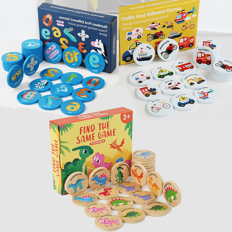 Board Game Oath - Drewniana edukacyjna gra pamięciowa dla dzieci,