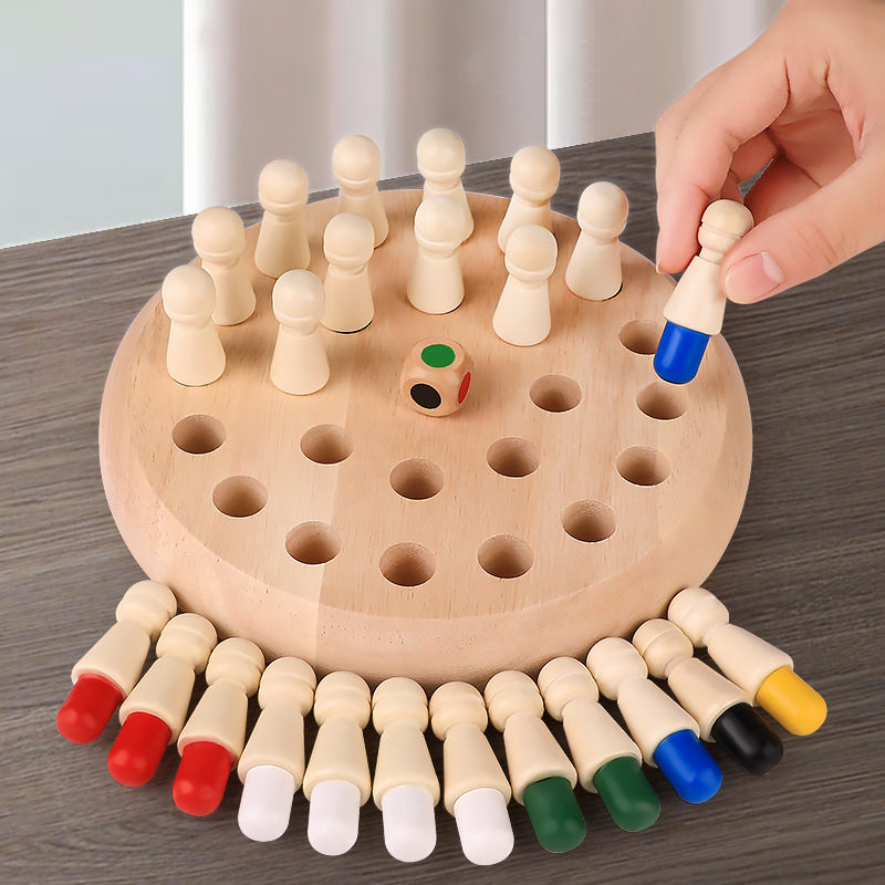 Board Game Oath - Drewniana gra w szachy Memory Matchstick,