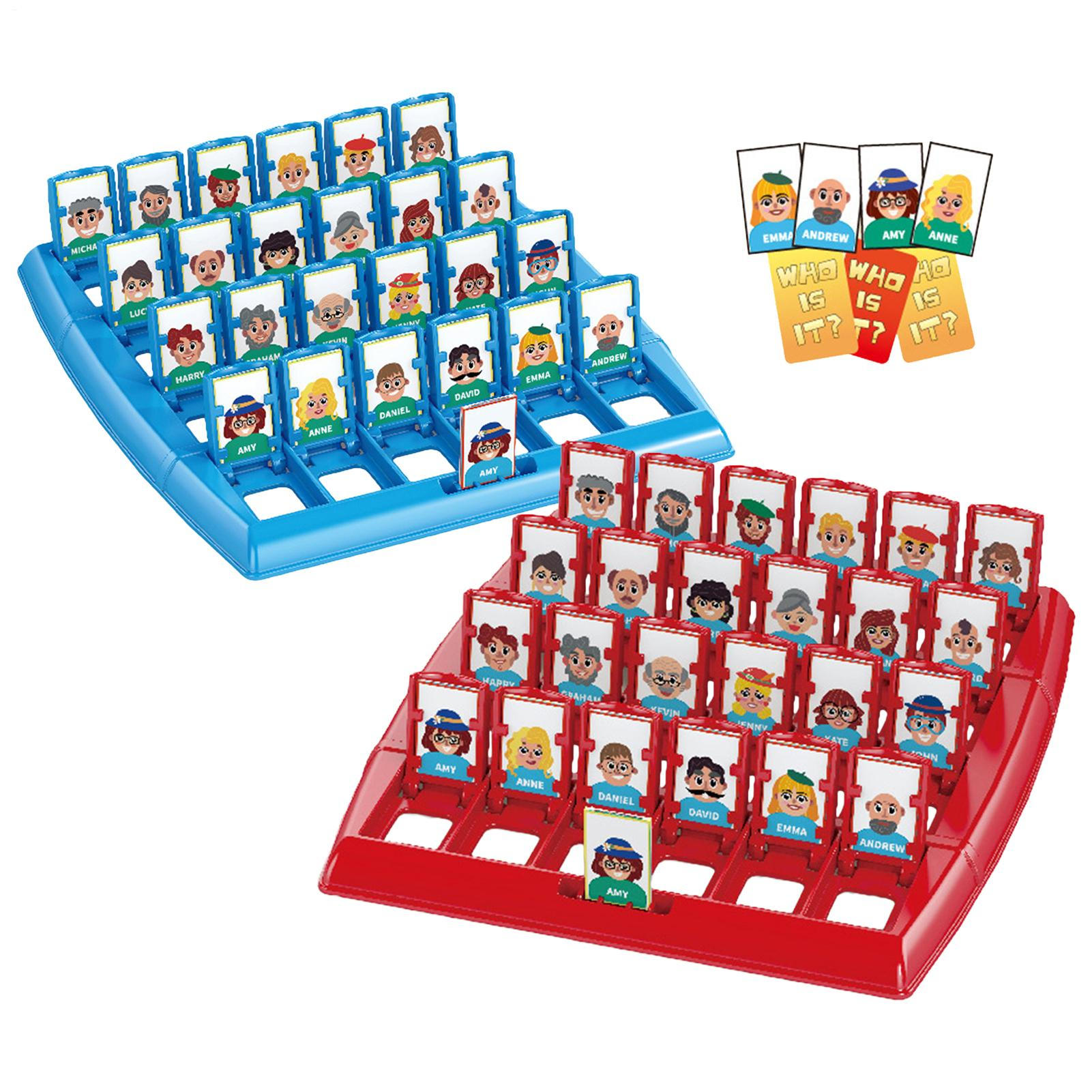 Board Game Who Is It - Gra planszowa dla dwóch graczy, edukacyjna