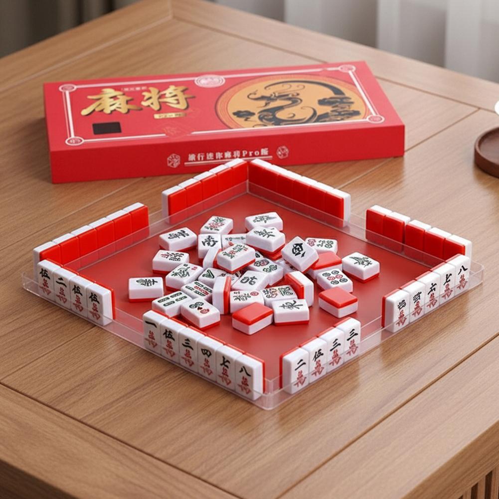 Board Game Master - Przenośny Mini Zestaw Mahjong Podróżny Zestaw