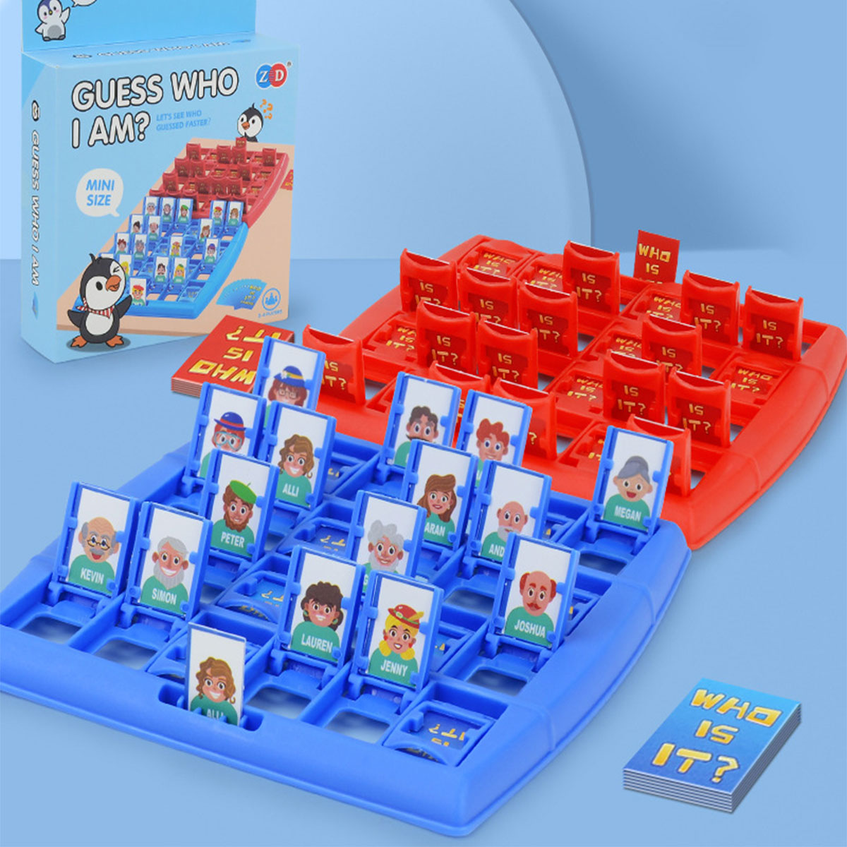 Board Game Who Is It - 1 zestaw Gier Imprezowych „Zgadnij, kto