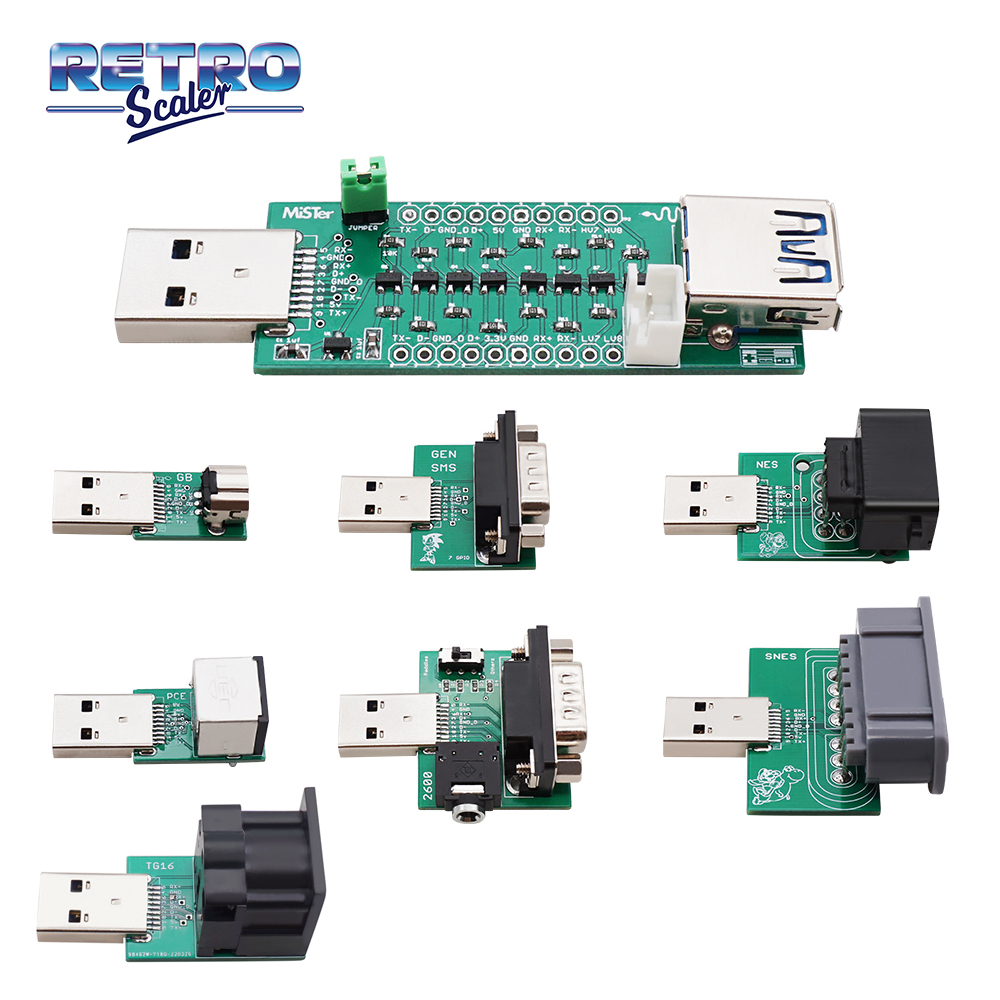 Board Game Io - RetroScaler USB 3.0 SNAC Adapter kontrolera