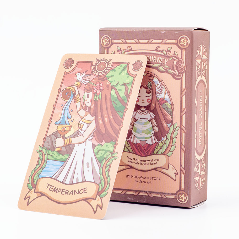 Board Game Illustrator - Joyful Journey Tarot Deck -78 kartowa