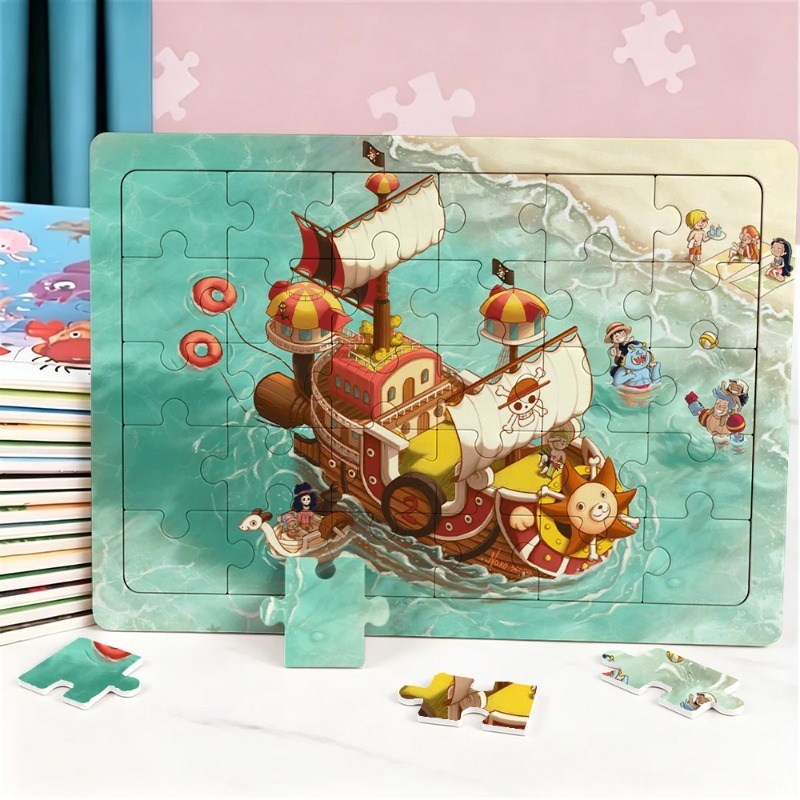 Board Game Diy - 30 elementów Puzzle One Piece Figurki