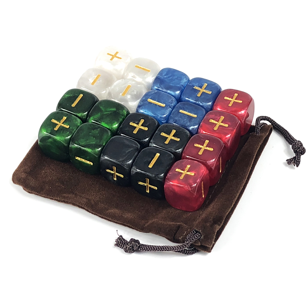 Board Game Live - Kostki Fate z torbą 20 sztuk