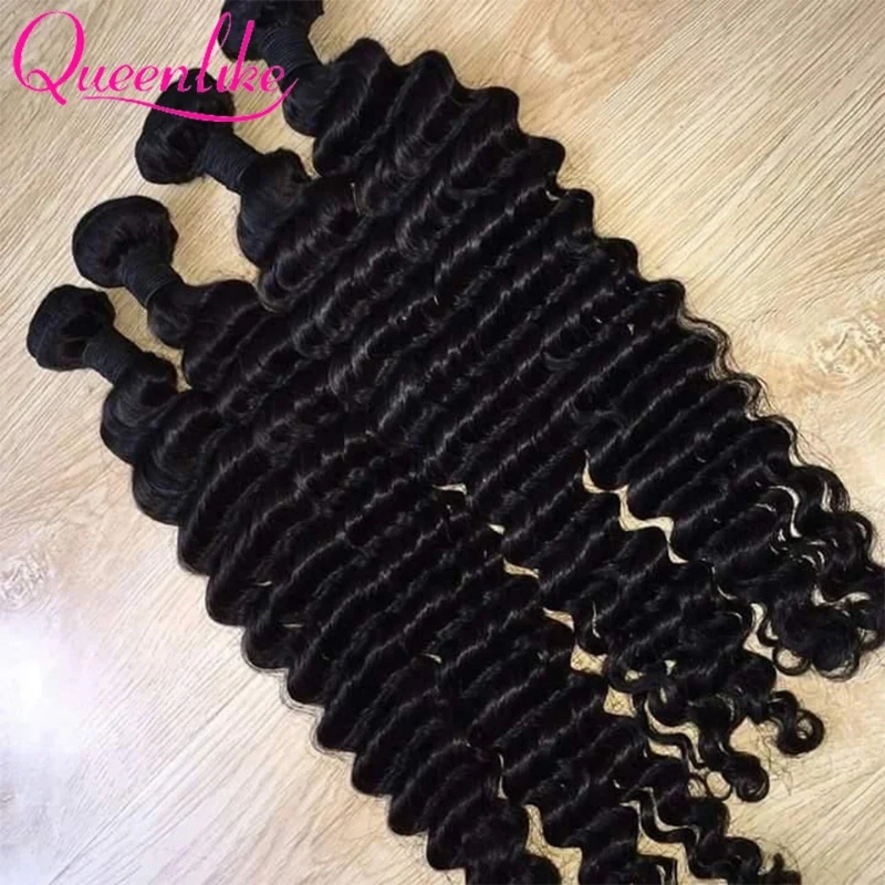 Board Game Queen - Queenlike Deep Wave Human Hair Bundles