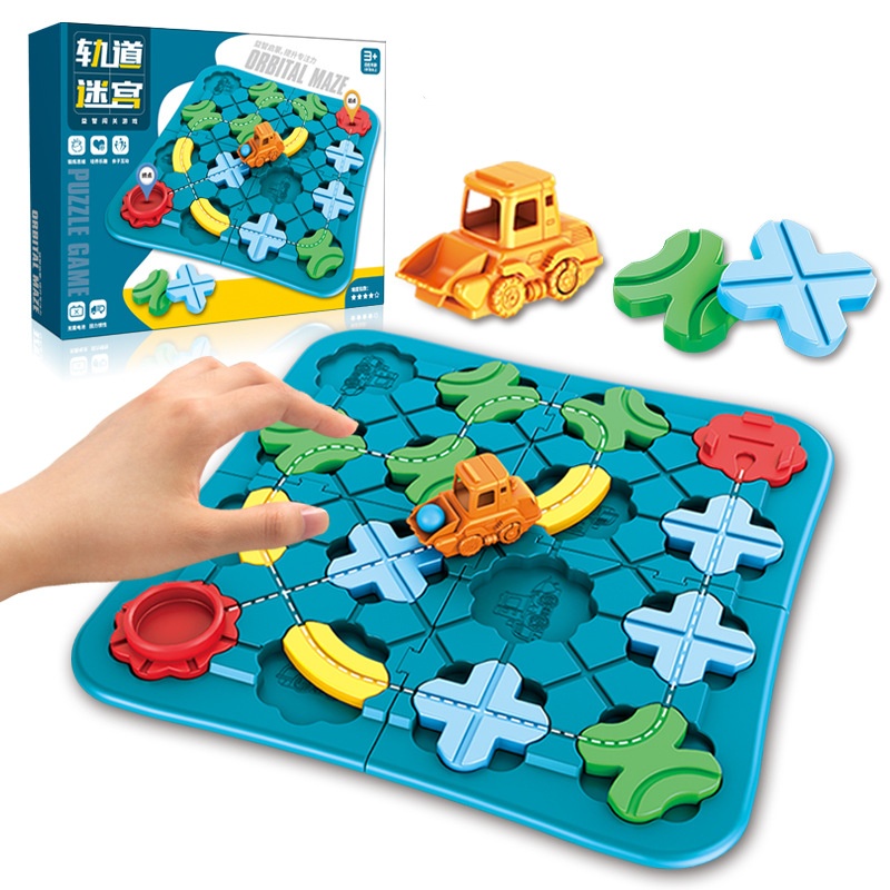 Board Game Qwirkle - Droga Labiryntowa Montessori Logiczna Gra Budowlana