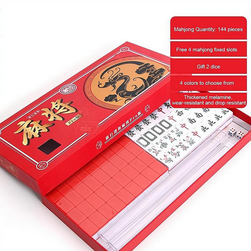Przenośny Mini Zestaw Mahjong  – Board Game Master recenzja i cena
