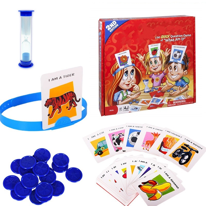 Zabawne karty dla dzieci Gra p – Board Game Who Is It recenzja i cena