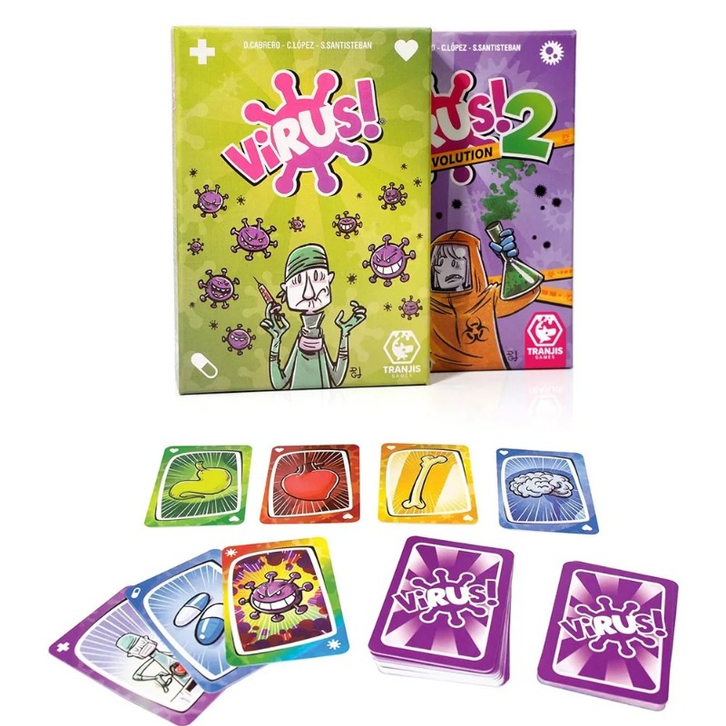 Karta interaktywna z motywem t – Board Game Virus recenzja i cena