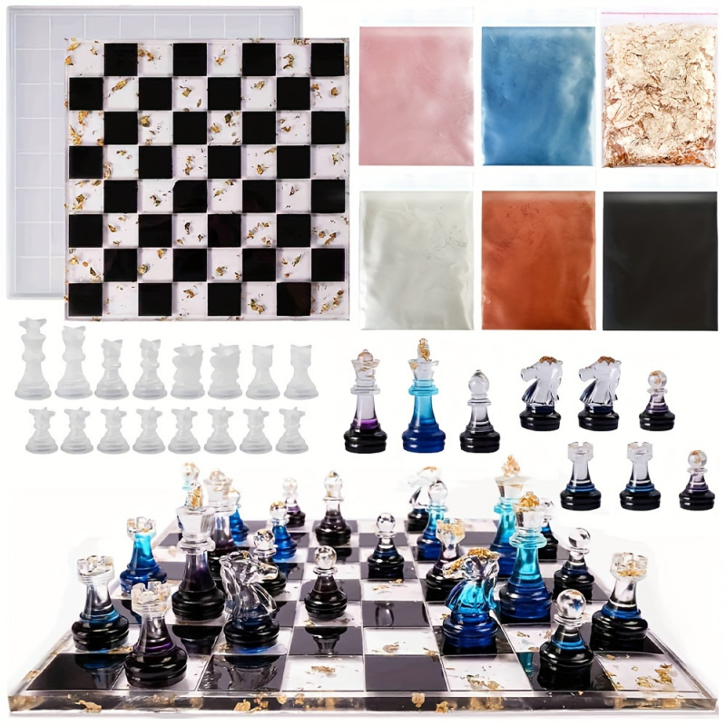 23-częściowy zestaw szachowy z – Board Game Diy recenzja i cena