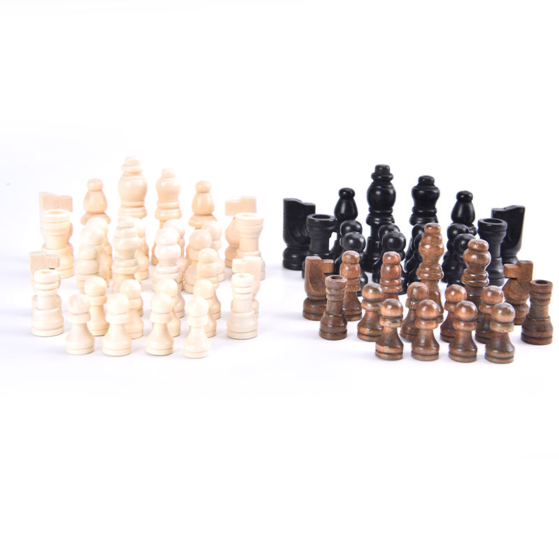 32 szt. Drewniane szachy sztuk – Board Game Queen recenzja i cena