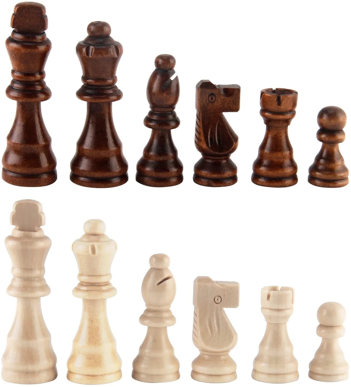 32 sztuki drewnianych szachów  – Board Game Queen recenzja i cena