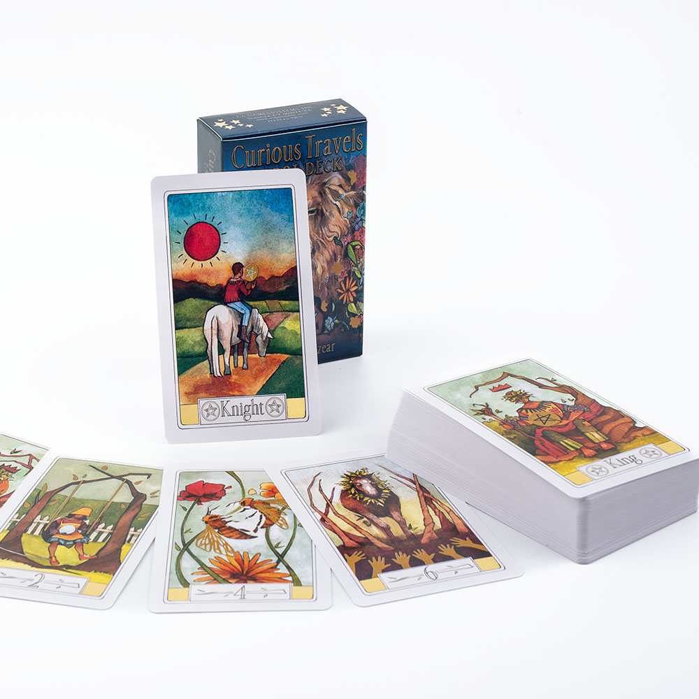 Ciekawe podróże Tarot 10,3 * 6 – Board Game Illustrator recenzja i cena